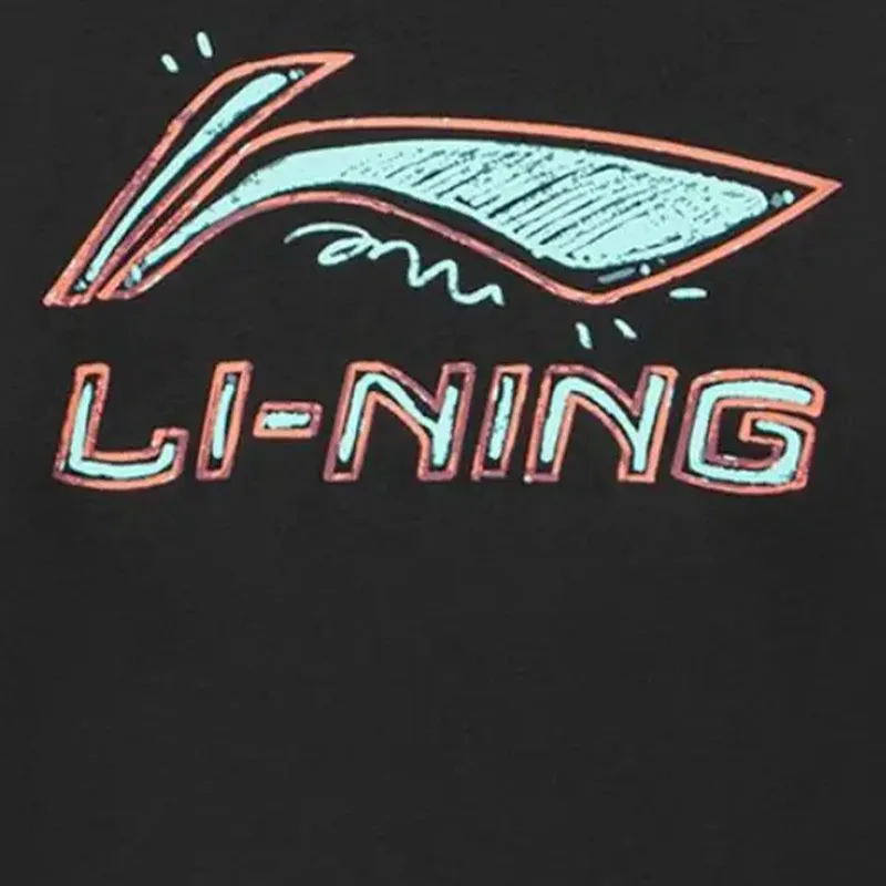 LiNing Sports Casual Suit Unisex Black+Black-4