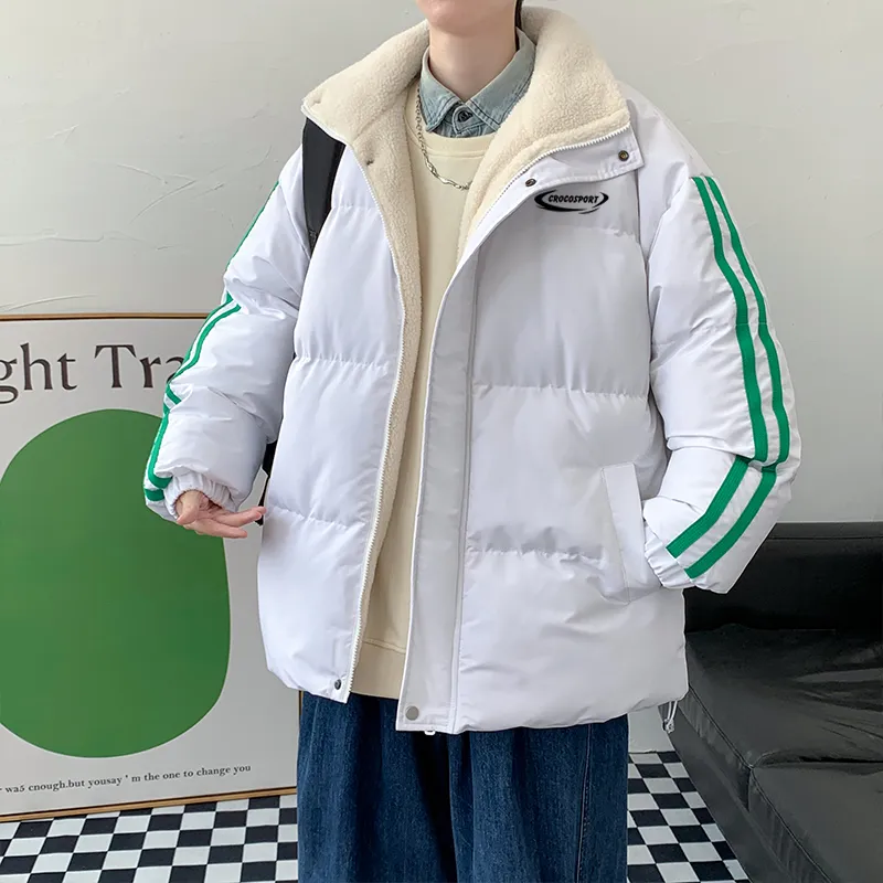 CrocoSport Crocodile Shirt Sports Series Puffer Jacket Unisex-5
