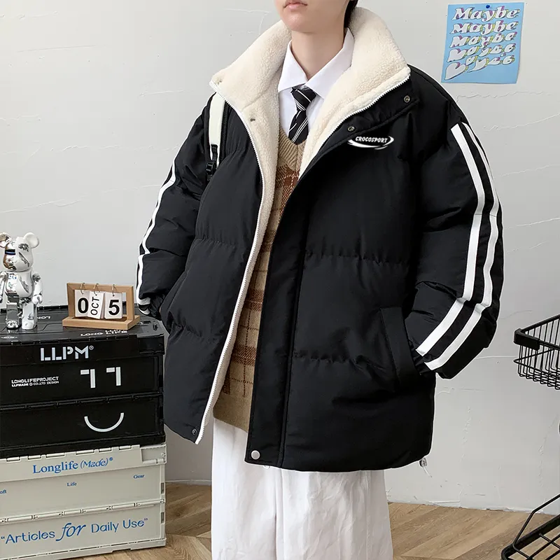 CrocoSport Crocodile Shirt Sports Series Puffer Jacket Unisex-2