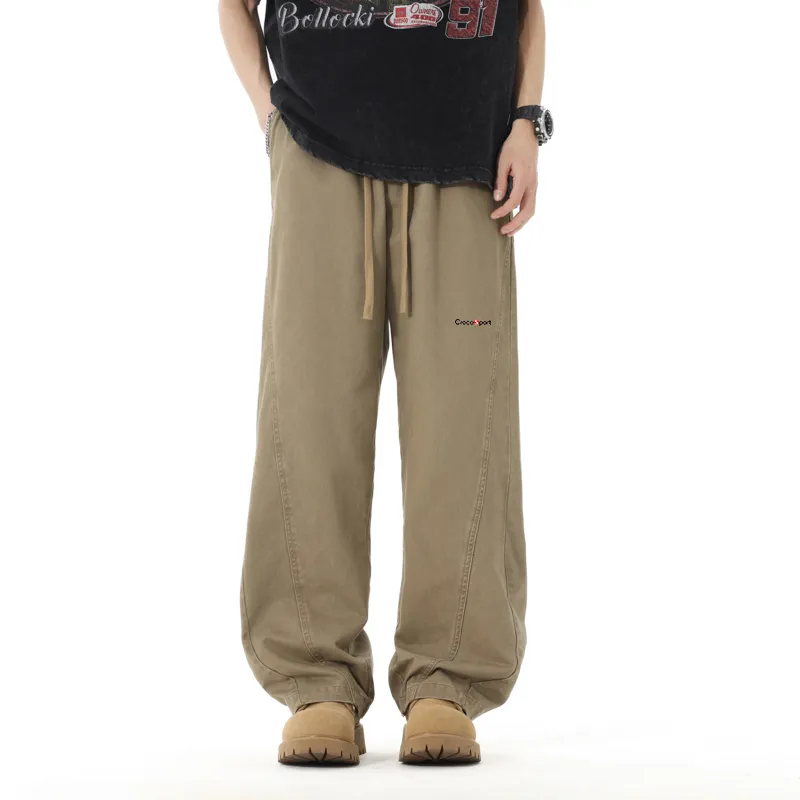 CrocoSport Crocodile Shirt Sports Series Casual Pants Unisex-10