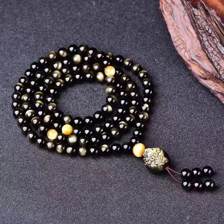 Xiao Tian Obsidian Bracelets Unisex-5