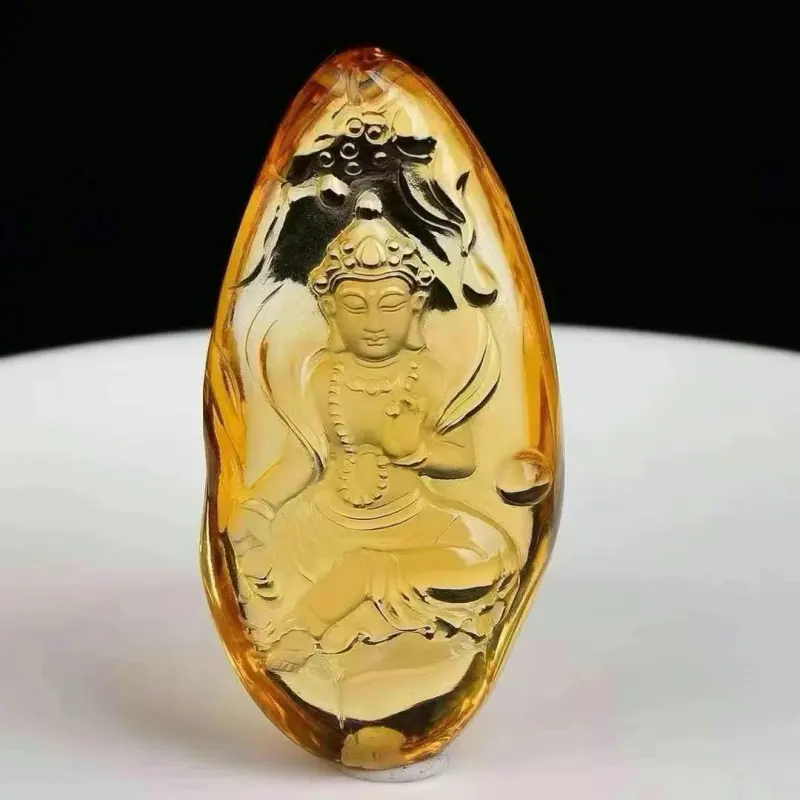 Xiao Tian Crystal Jade Pendants Unisex-5
