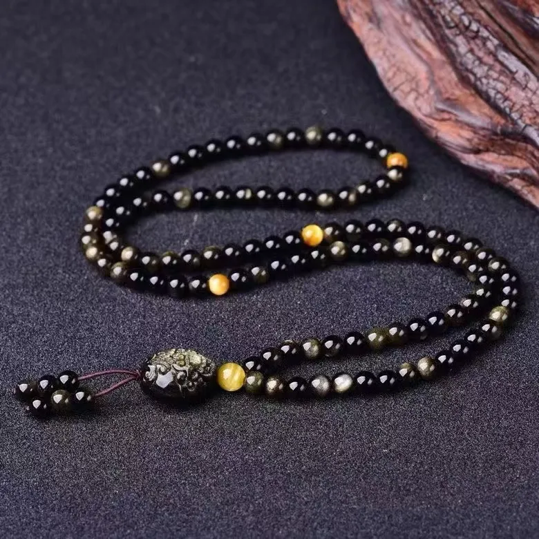 Xiao Tian Obsidian Bracelets Unisex-4