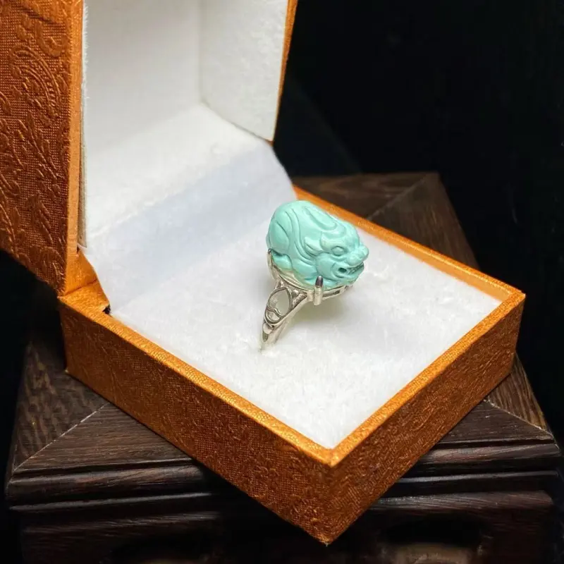 Xiao Tian Turquoises Fine Jade Rings Unisex-4