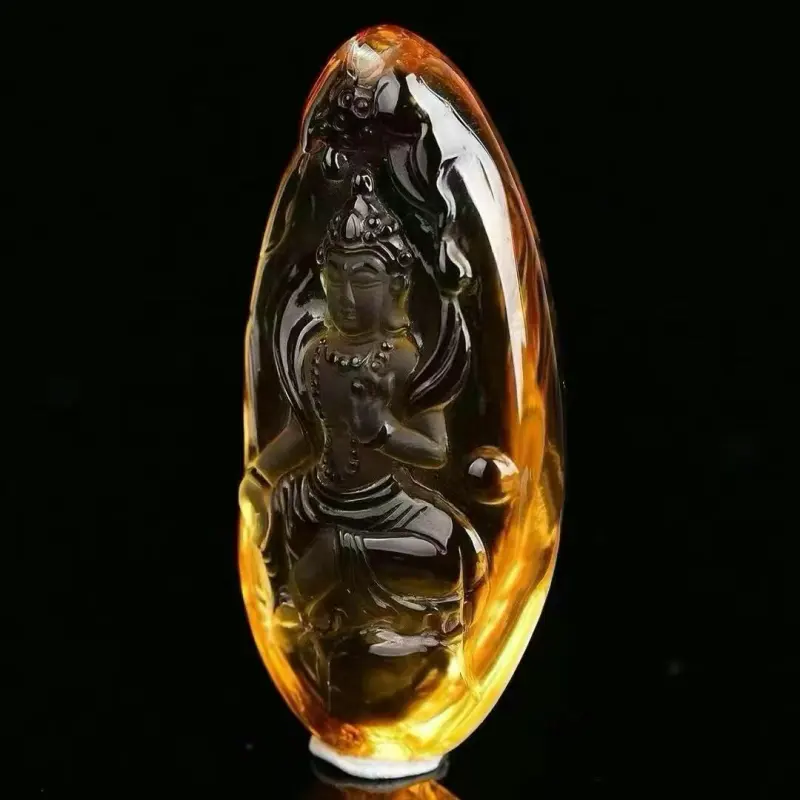 Xiao Tian Crystal Jade Pendants Unisex-4