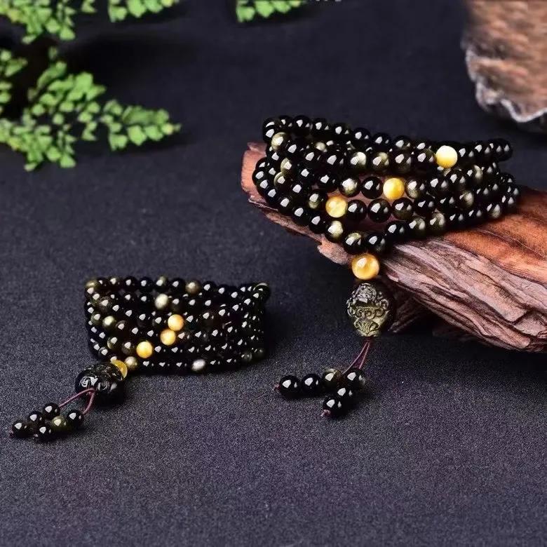 Xiao Tian Obsidian Bracelets Unisex-3