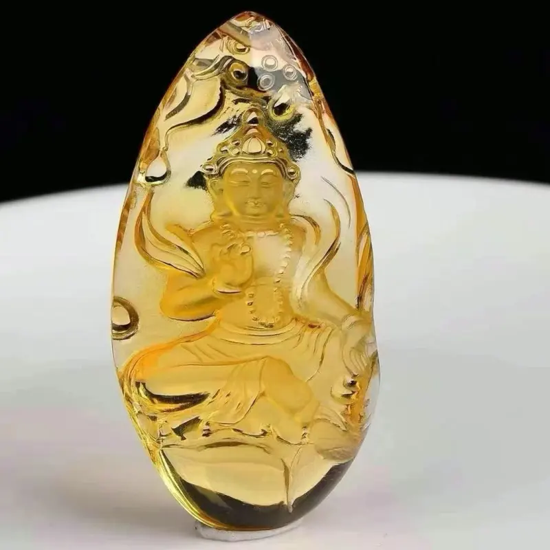 Xiao Tian Crystal Jade Pendants Unisex-6