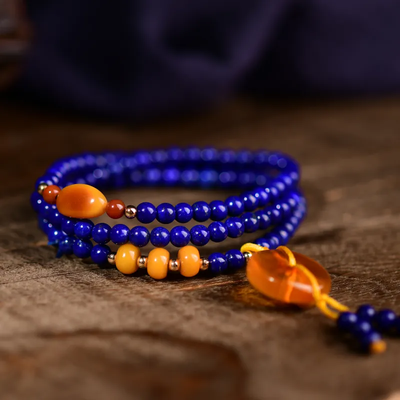 Xiao Tian Lapis Lazuli Bracelets Unisex-3