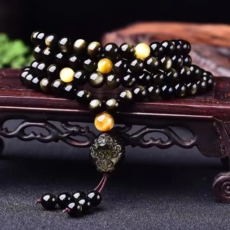 Xiao Tian Obsidian Bracelets Unisex-1