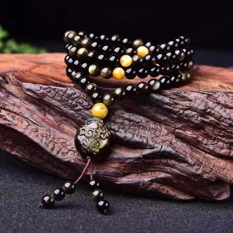 Xiao Tian Obsidian Bracelets Unisex-2