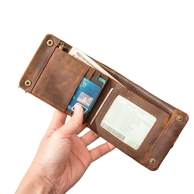 Back step Wallets Dark Brown-2