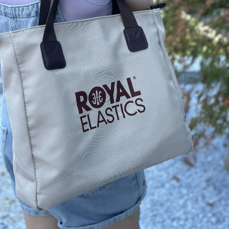ROYAL ELASTICS Canvas Canvas Bag Tote Bag Shopping Bag Portable Crossbody Bag Shoulder Bag Regular Women's Khaki-4