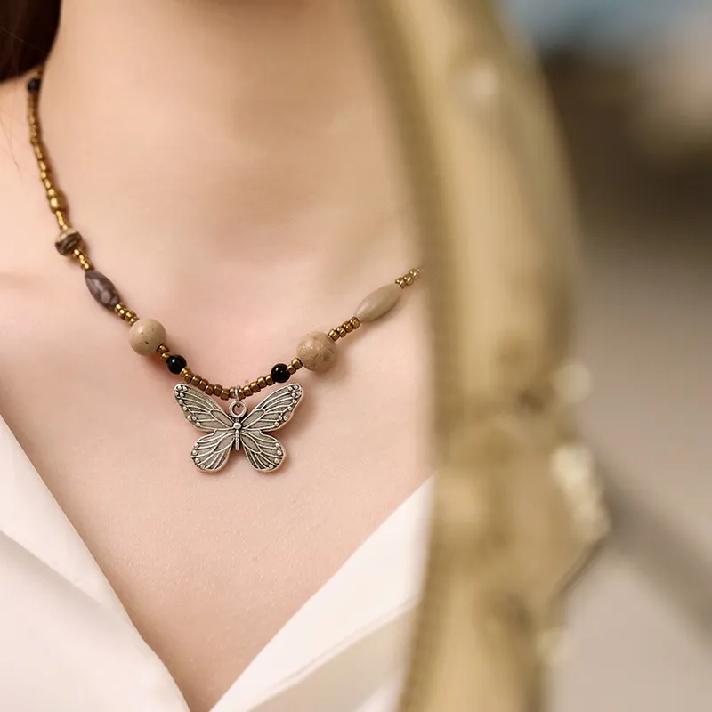 NATURALLYJOJO Copper Necklaces Women's Vintage-3