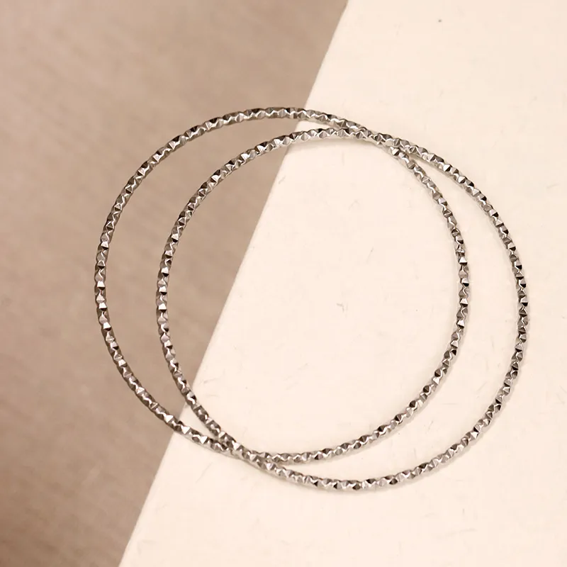 NATURALLYJOJO Titanium Steel Bangles Women's Gold/Silver-3