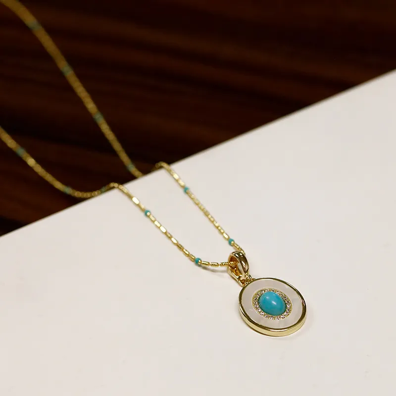 NATURALLYJOJO Shell Necklaces Women's Gold-3