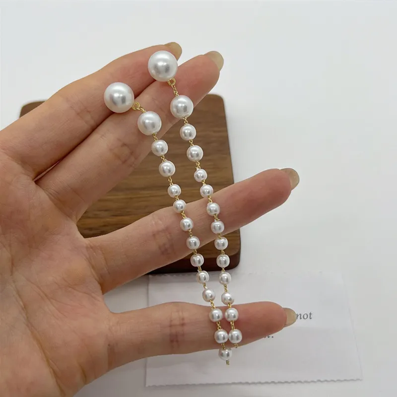 NATURALLYJOJO Faux Pearl Earrings Women's White-6