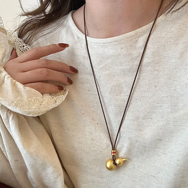 NATURALLYJOJO Hand Woven Rope Necklaces Women's-2