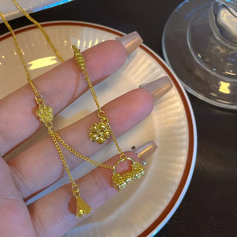 NATURALLYJOJO Luxurious And Elegant Versatile For Commute Necklaces Women's Gold-5