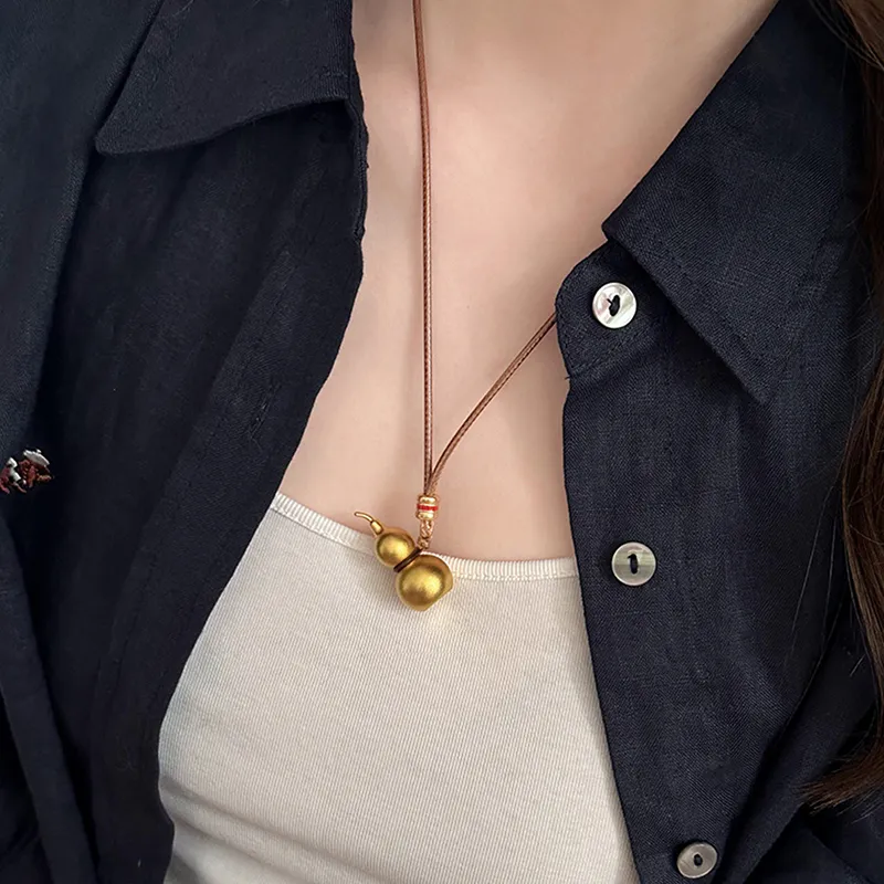 NATURALLYJOJO Hand Woven Rope Necklaces Women's-1