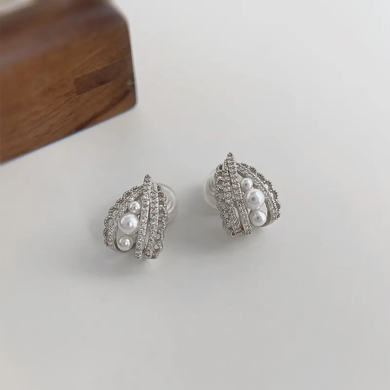 NATURALLYJOJO Zircon Clip On Earrings Women's-10