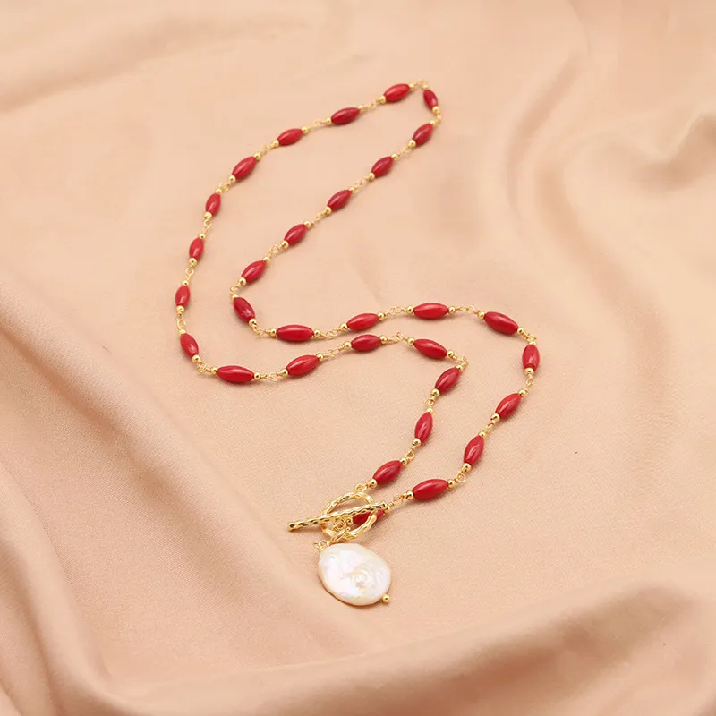 NATURALLYJOJO Copper Necklaces Women's Gold-3