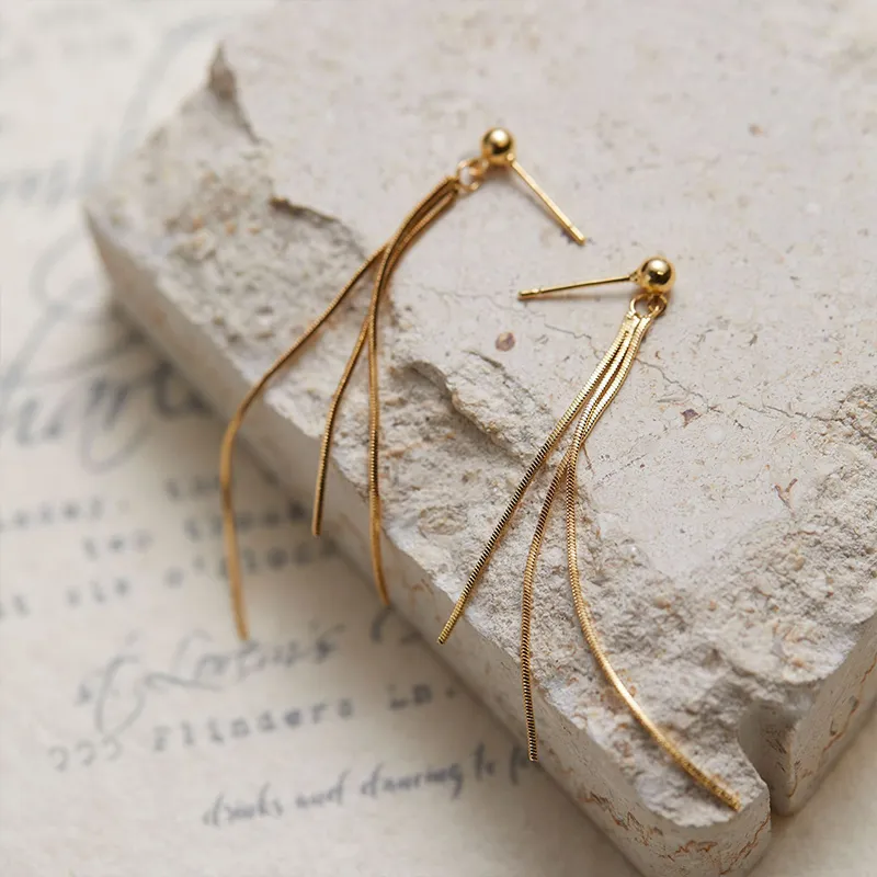 NATURALLYJOJO 925 Sterling Silver Earrings Women's Gold/Silver-9