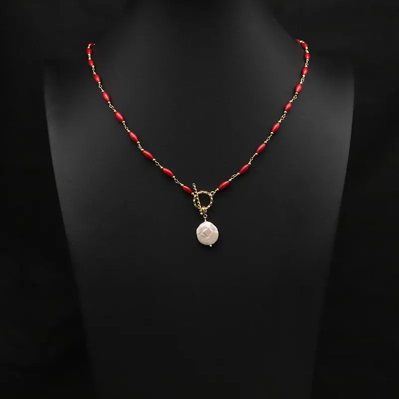 NATURALLYJOJO Copper Necklaces Women's Gold-6