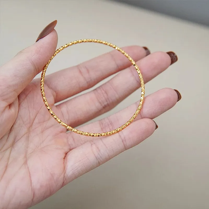 NATURALLYJOJO Titanium Steel Bangles Women's Gold/Silver-26