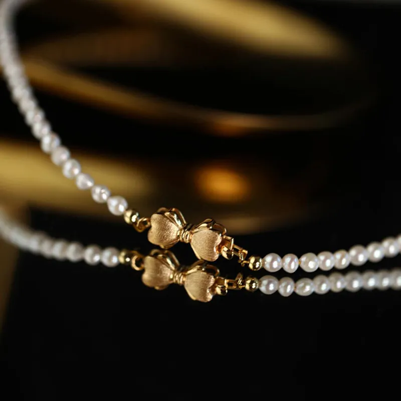 NATURALLYJOJO Faux Pearl Necklaces Women's White-5