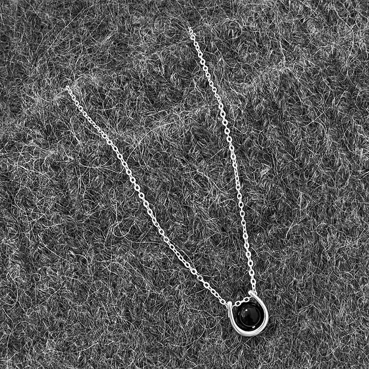 NATURALLYJOJO Faux Pearl Necklaces Women's White/Gray/Black-14