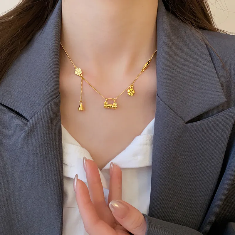 NATURALLYJOJO Luxurious And Elegant Versatile For Commute Necklaces Women's Gold-1