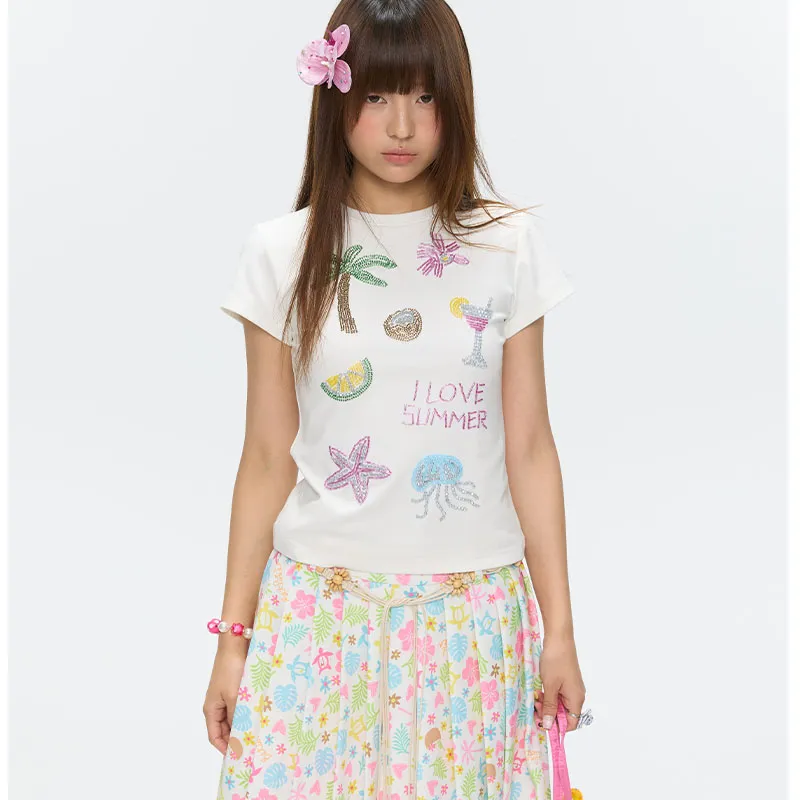BETWEENAND T Shirts Women's-3