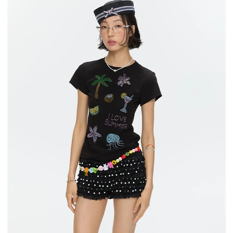 BETWEENAND T Shirts Women's-7