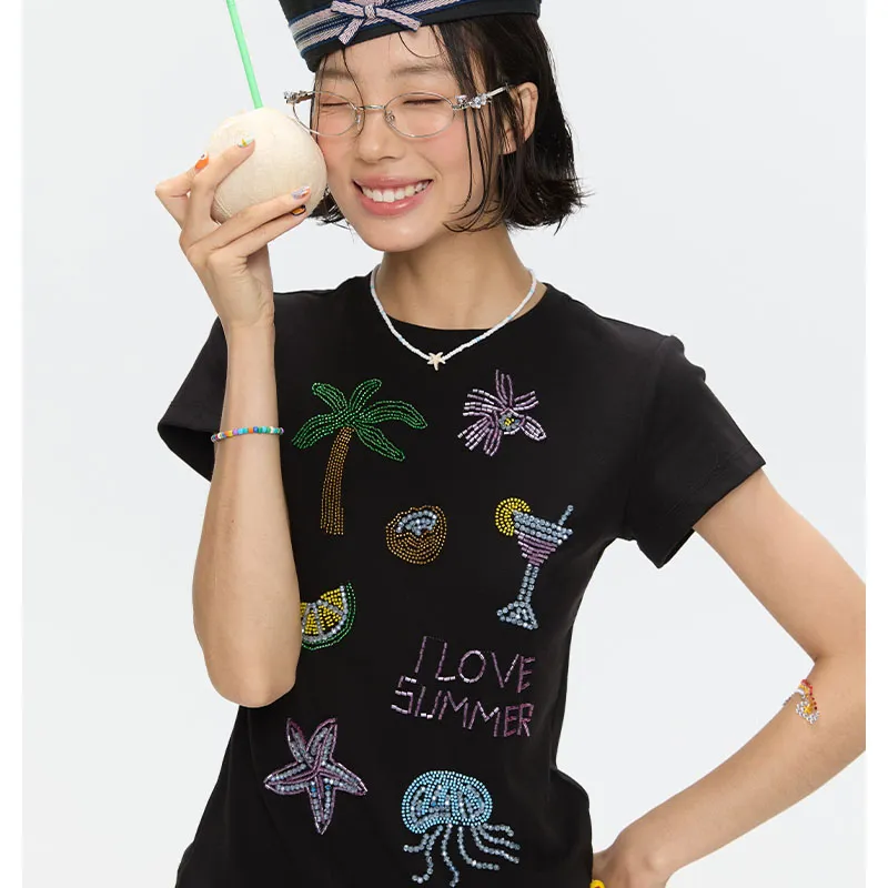 BETWEENAND T Shirts Women's-8