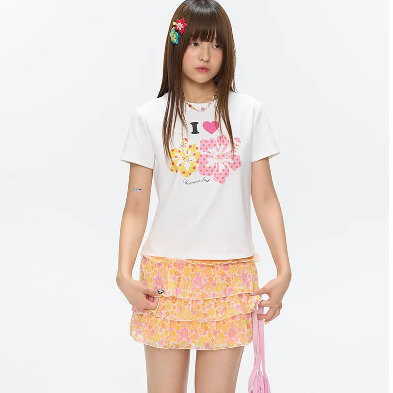 BETWEENAND T Shirts Women's-3