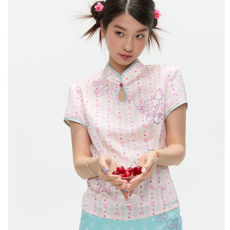 BETWEENAND T Shirt Women's Pink-2