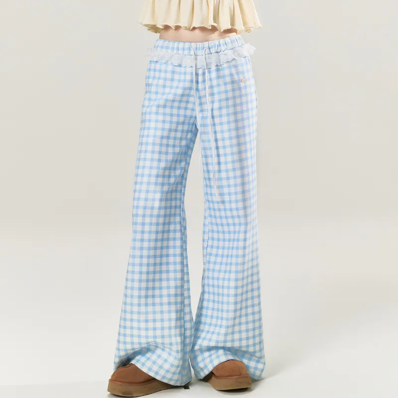 BETWEENAND Casual Pants Women's Blue-1