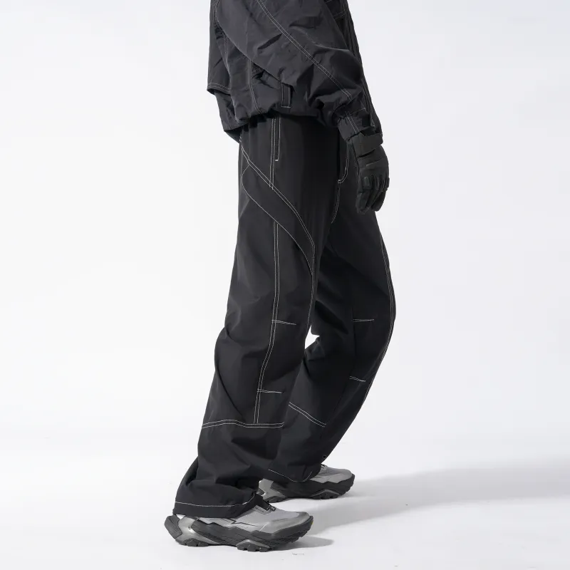 ANDEZHANMUSI Casual Pants Unisex-4
