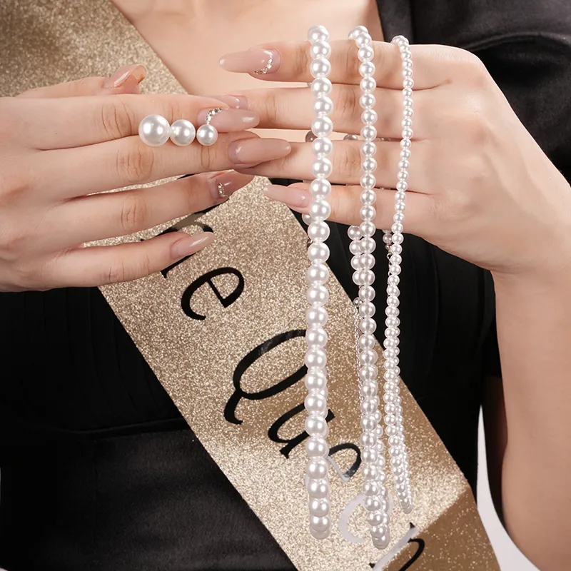 Luo Manyu 925 Sterling Silver With Artificial Pearl And Zircon Necklaces Women's-2