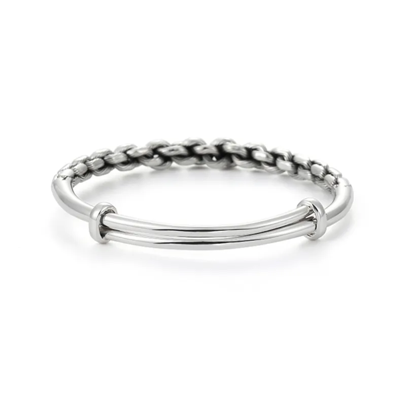 DH7 S999 Fine Silver Sterling Silver Bracelets Unisex-2