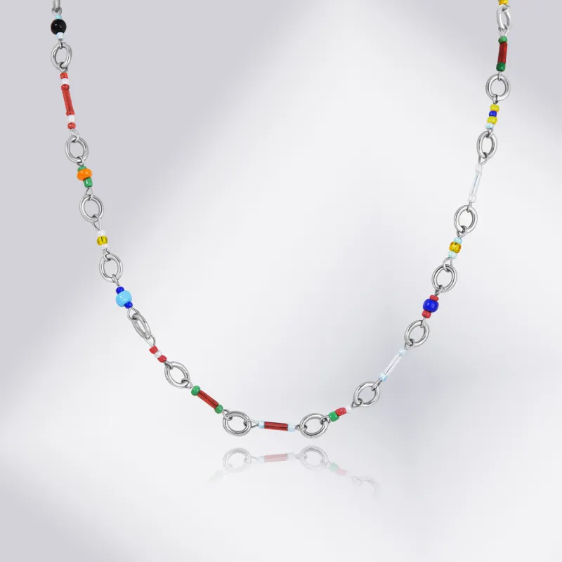 DH7 Colored Glaze Necklaces Unisex-2