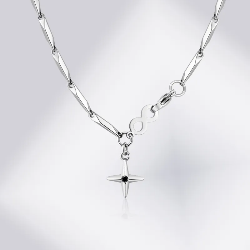 DH7 Titanium Steel Necklaces Unisex-2