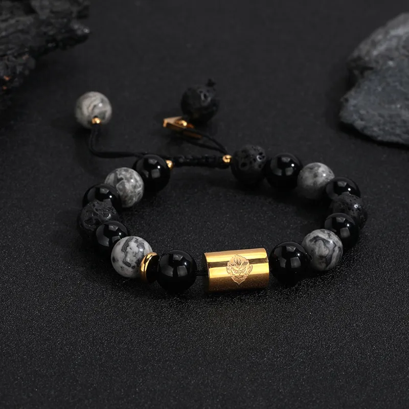 DH7 Obsidian Jade Bracelets Unisex-5