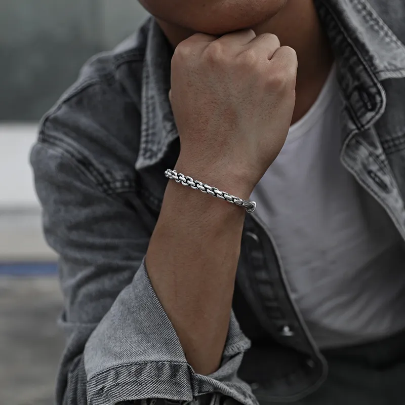 DH7 S999 Fine Silver Sterling Silver Bracelets Unisex-6