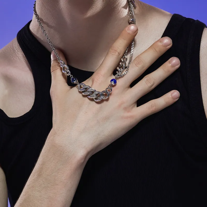 DH7 Titanium Steel Necklaces Unisex-2