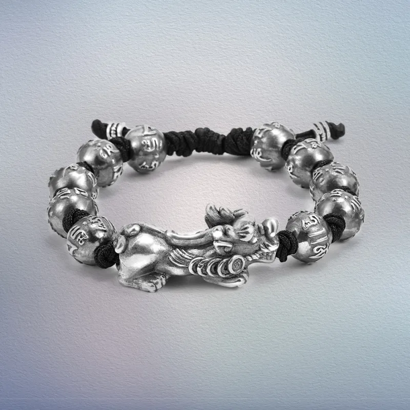 DH7 S 999 Fine Silver Pure Silver Bracelets Unisex-2