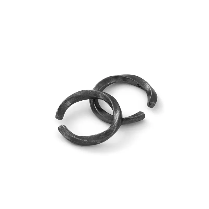DH7 S925 Silver Clip On Earrings Unisex-5