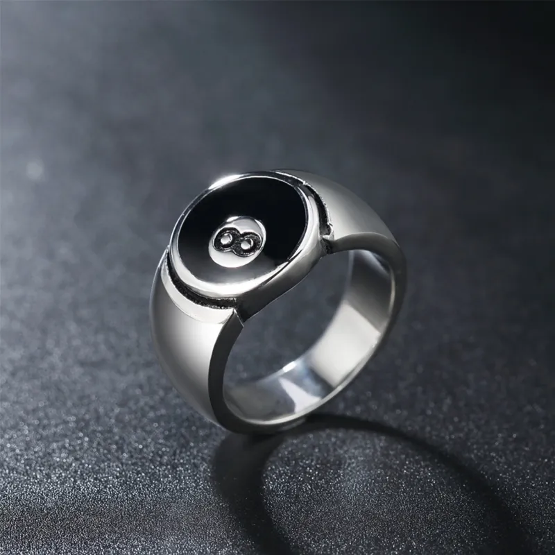 DH7 Titanium Steel Rings Unisex-1