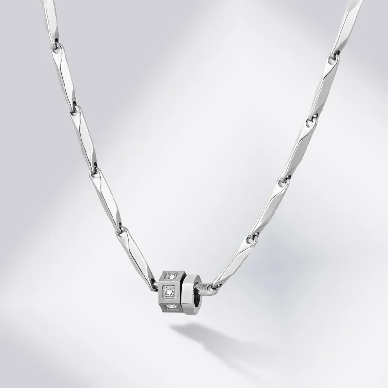 DH7 Titanium Steel Necklaces Unisex-2