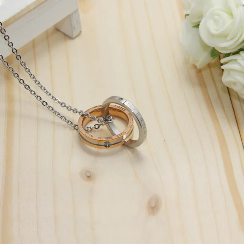DH7 Titanium Steel Necklaces Unisex-5